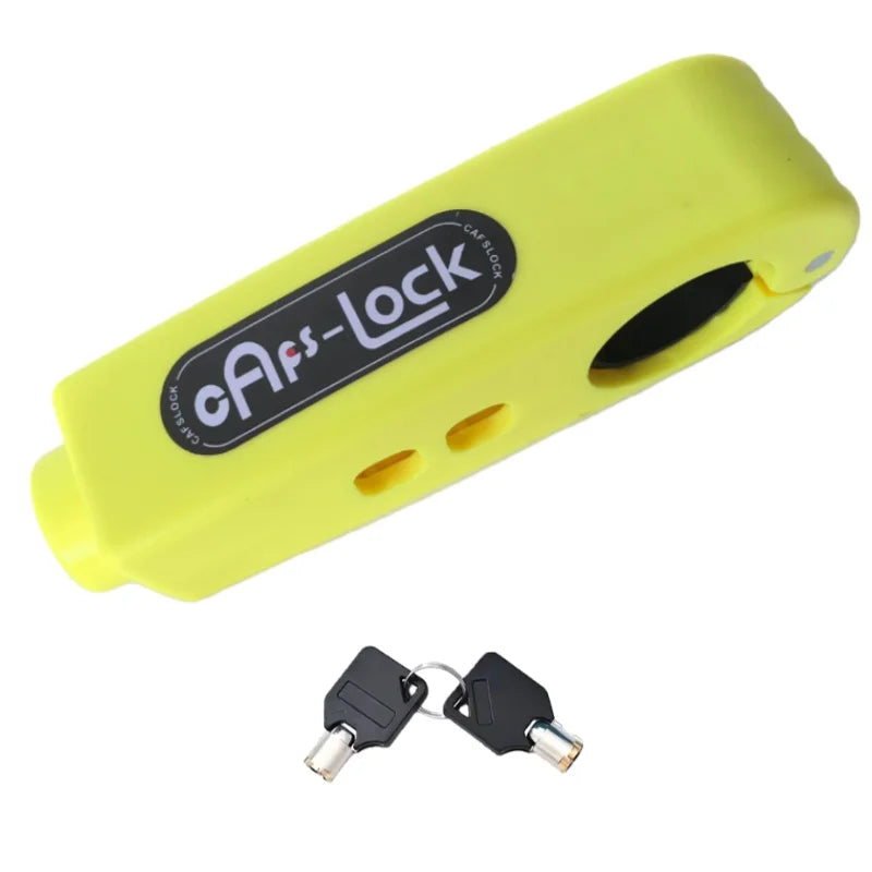 Heavy-Duty Anti-Theft Brake Lever Lock for Bikes, Scooters & Motorcycles - Durable ABS, Easy Carry Design, Brake Rotor Locks